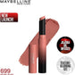 Maybelline New York Lipstick, Matte Finish, Bold Colour, Enriched With Jojoba Oil, Color Sensational Ultimattes, 699 More Buff, 1.7 g