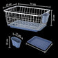 LiMETRO STEEL Stainless Steel Dish Drainer | After Wash Utensils Basket (Dish Rack with Tray)