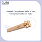 GUBB Nail Clipper For Men & Women - Fits naturally, Cuts precisely - Gold