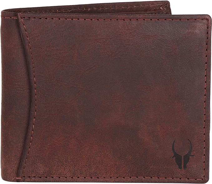 WILDHORN Genuine Leather Hand-Crafted Wallet For Men, Bifold Leather Wallet