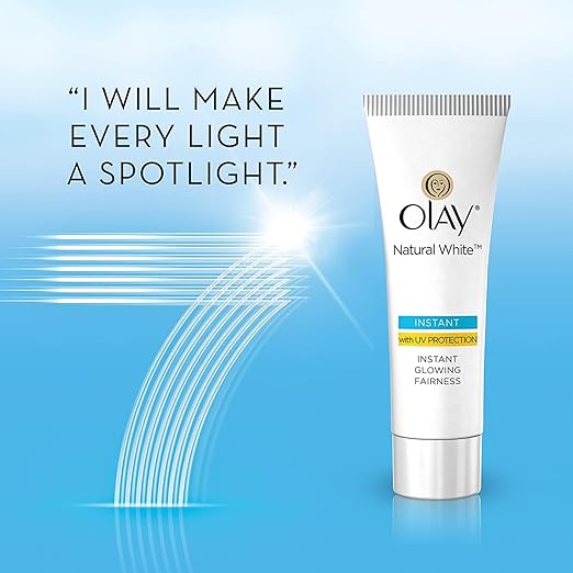 Olay Natural White Light Instant Glowing Fairness Cream, 20g