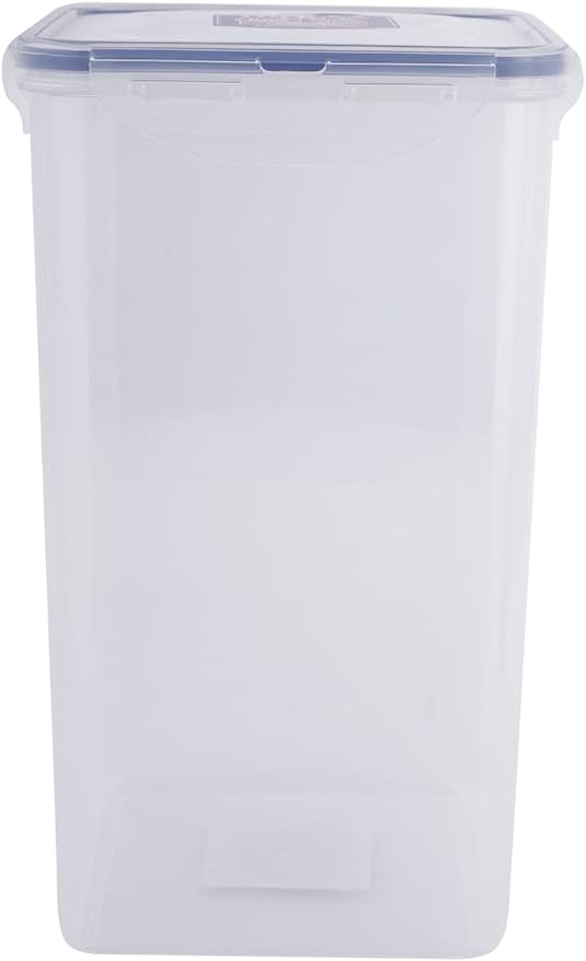 Lock & Lock HPL822R Square Storage Container - Clear/Blue, 4L