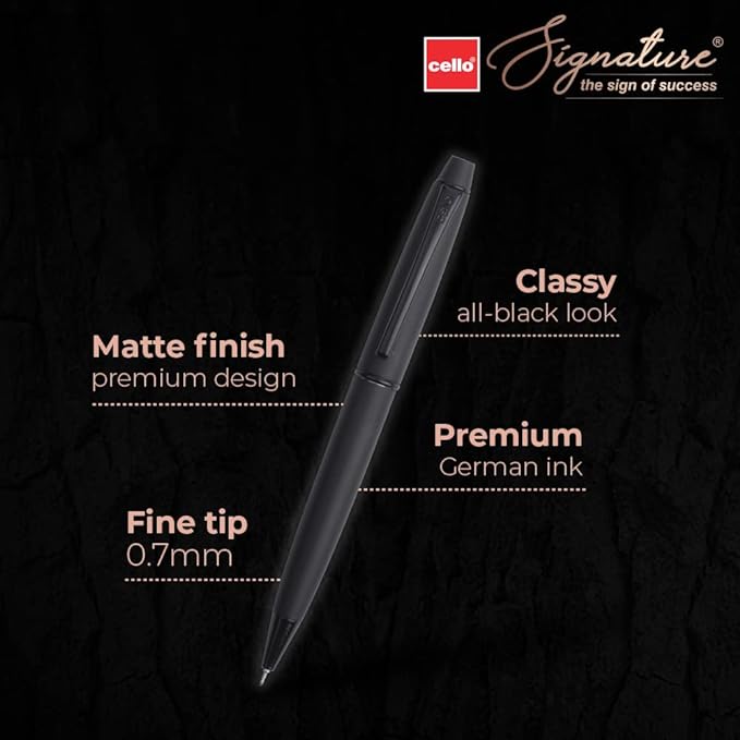 Cello Signature Carbon Ball Pen