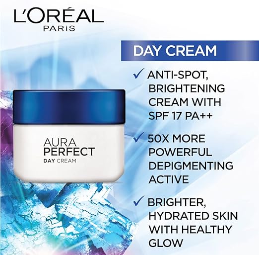 L'OREAL PARIS Skin Care White Perfect Fairness Control Moisturizing Cream Day SPF 17 - 50ml