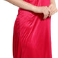 AV2 Women's Satin Solid Maxi Nighty