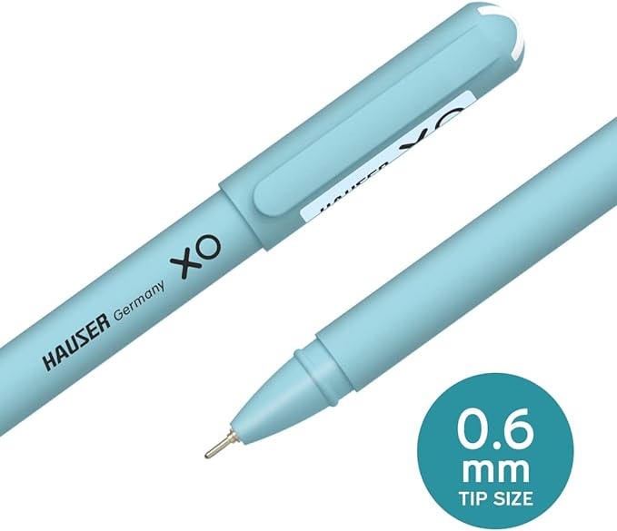 Hauser XO Ball Pen (Pack of 50), Blue,black,red