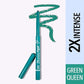 Blue Heaven 2X Intense soft kajal,Green, 0.35g