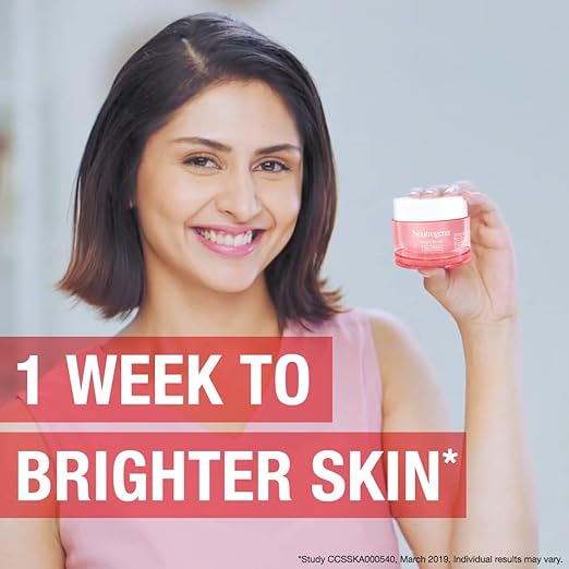 Neutrogena Bright Boost Gel Cream, 1 week to brighter skin, powered by Neoglucosamine, 15g