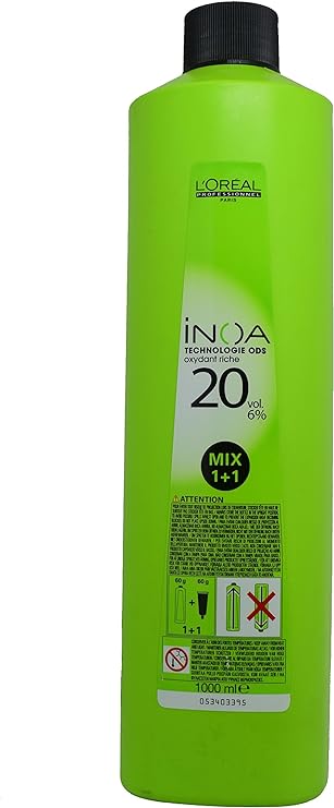 L'Oreal Inoa Permanent Colour Ammonia-free with Oil Developer 4.0 Brown (60ml,1000ml) - 3 Tube