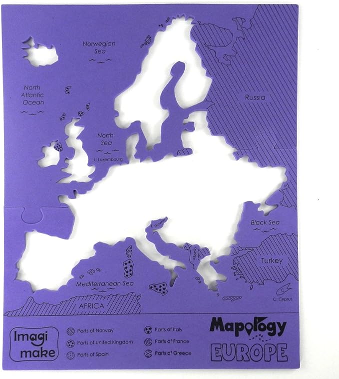 Imagimake Mapology: Europe Map Puzzle