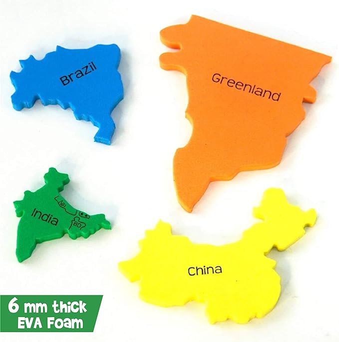 Imagimake  Mapology World- World Map And Its Countries- Learning Aid & Educational Toy- Jigsaw Puzzle- For kids Age 4 and Above