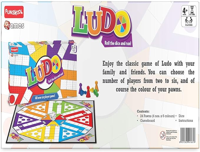 Funskool Ludo, Multi Color