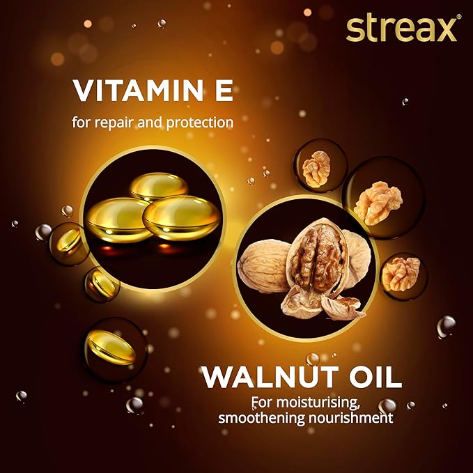 Streax Hair Serum for Women & Men | Contains Walnut Oil | Instant Shine & Smoothness | Regular use Hair Serum for Dry & Wet Hair  | 100ml