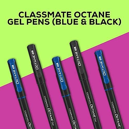 Classmate Octane Gel 25s Jar- 20 Blue Gel Pens + 5 Black Gel Pens