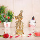 KridayKraft Lord Krishna Metal Statue,Krishna Murti Playing Flute for Temple Pooja,Decor Your Home,Office & Gift Your Relatives