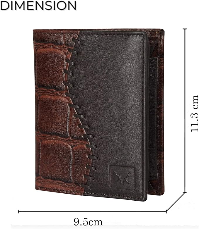 Al Fascino Stylish Men's RFID Protected Genuine Leather Wallet