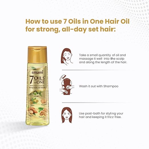 Emami 7 Oils In One - (300ml+100ml)