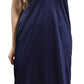 AV2 Women's Satin Solid Maxi Nighty