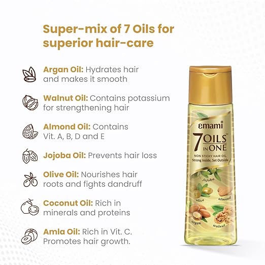 Emami 7 Oils In One - (300ml+100ml)