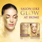 Lotus Radiant Gold Facial Kit for instant glow with 24K Pure Gold & Papaya,4 easy steps, 170g Multiple use