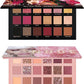 HUDA GIRL Beauty Rose Gold Remastered + Nude Edition Eyeshadow Palette Combo Kit - 36 Matte and Shimmer Finishes, Includes Black Eyeshadow - Complete Eye Shadow Palette Set