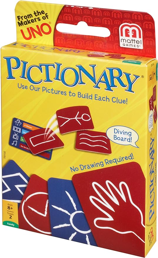 Pictionary Card Game Using Cards and Charades to Act Out Clues?