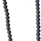 Anciently 100% Natural Unpolished | Karungali Malai 8mm - Natural Black Ebony Wood Mala