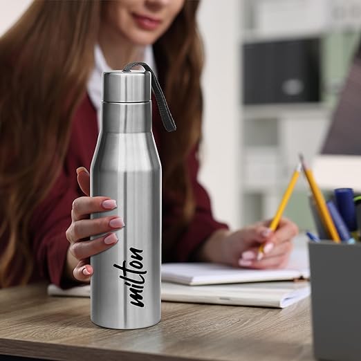 Milton Super 750 Single Wall Stainless Steel Bottle, 650 ml, Silver