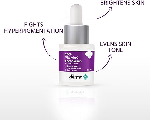 The Derma Co 20% Vitamin C Face Serum for Men and Women for Skin Radiance - 20 ml(dermaco)