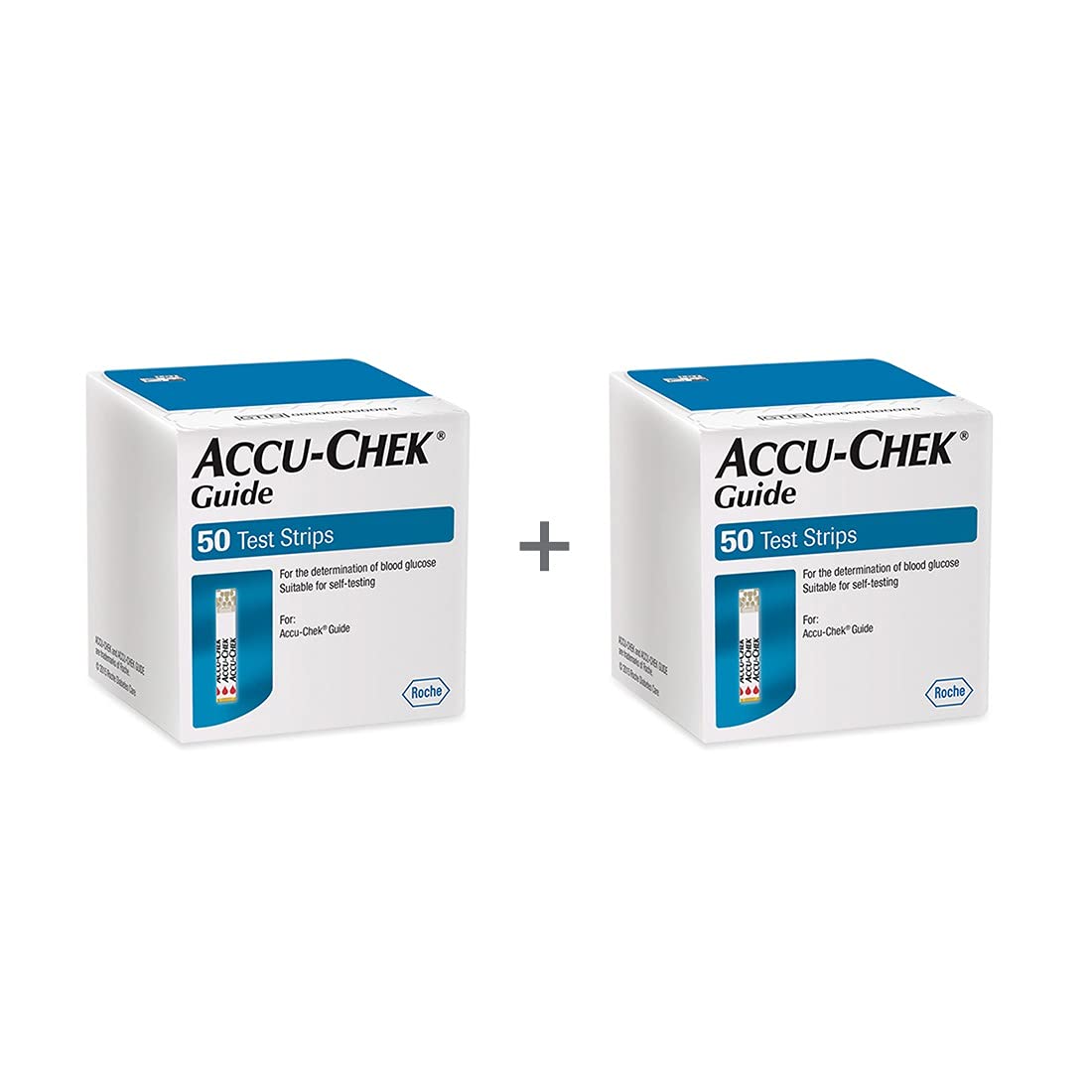 Accu-Chek Guide Test Strips (2 Packs of 50 Strips)