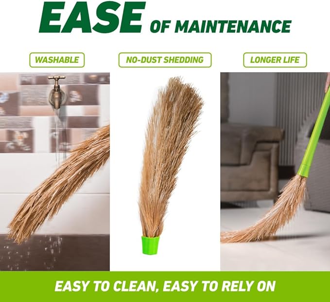 Scotch-Brite Fibre Broom (Green)