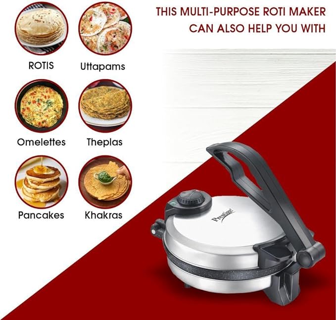 Prestige Roti Maker PRM 5.0 with Demo CD - Silver