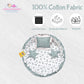 Infantbond Baby Super Soft Reversible Nest | Bed | Bedding Set(0-6 Months) (Star & Moon Grey, Baby Size)