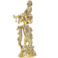 KridayKraft Lord Krishna Metal Statue,Krishna Murti Playing Flute for Temple Pooja,Decor Your Home,Office & Gift Your Relatives