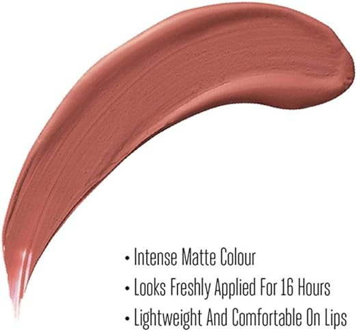 Lakme Forever Matte Liquid Lip Colour - Nude Myth,5.6ml