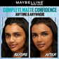 Maybelline New York Compact Powder, With SPF to Protect Skin from Sun, Absorbs Oil, Fit Me, 330 Tofee, 8g