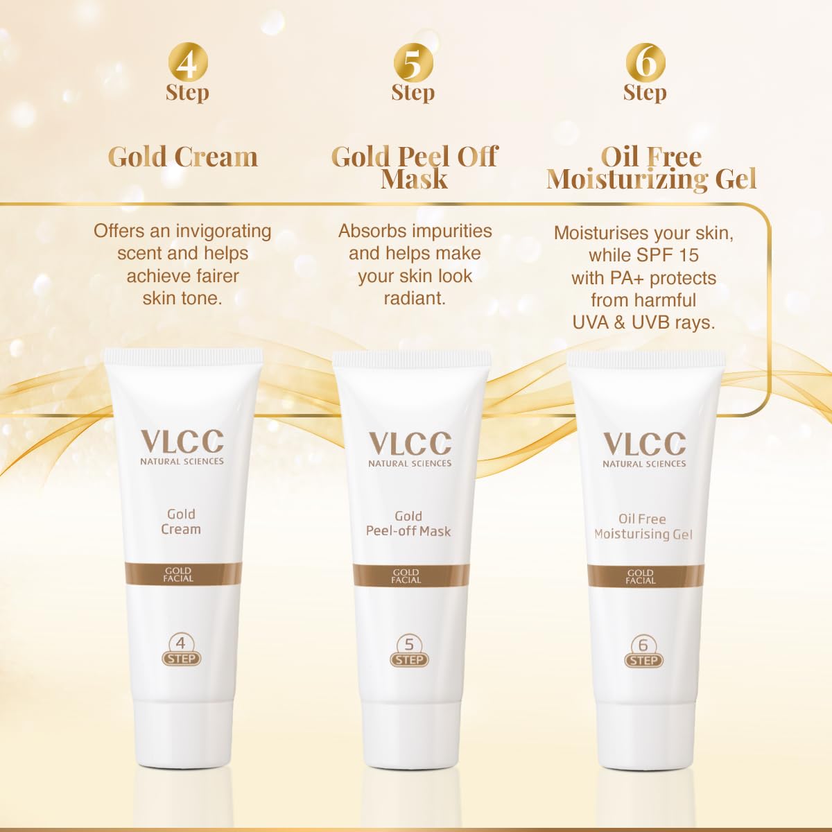 VLCC Gold Facial Kit - 60g