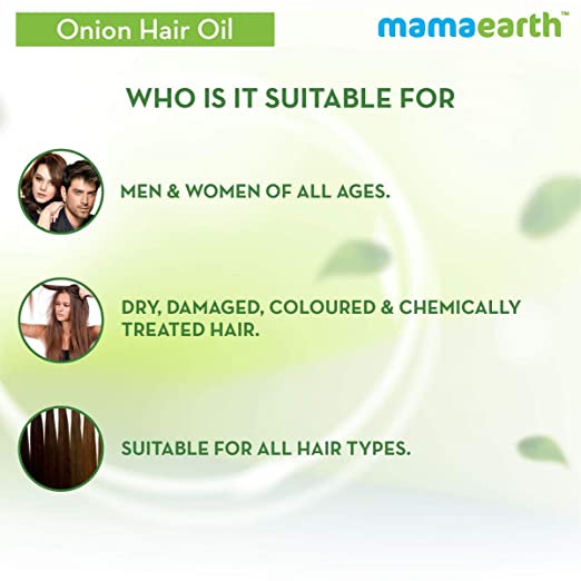 Mamaearth Onion Oil for Hair Growth & Hair Fall Control with Redensyl