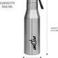 Milton Super 750 Single Wall Stainless Steel Bottle, 650 ml, Silver