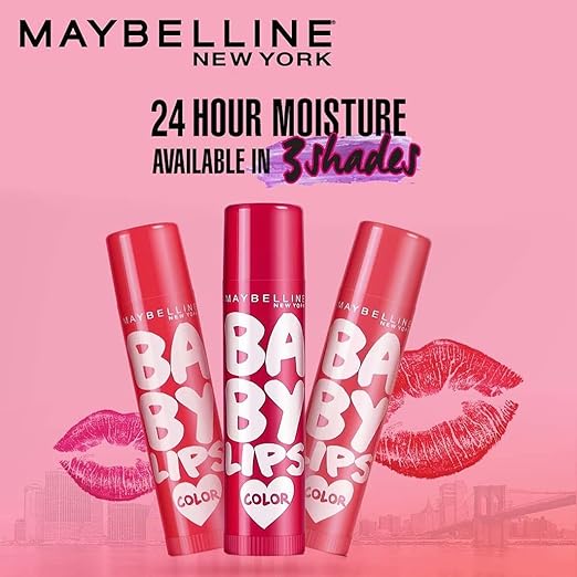 Maybelline New York Baby Lips Lip Balm (Berry Crush,4g