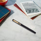 Parker Vector Standard Gold Trim Roller Ball Pen, Black