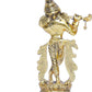 KridayKraft Lord Krishna Metal Statue,Krishna Murti Playing Flute for Temple Pooja,Decor Your Home,Office & Gift Your Relatives