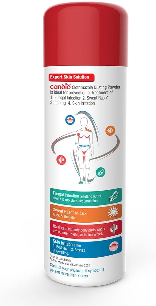 Candid Dusting Powder | Provides Expert Skin Solution, Pack of 3