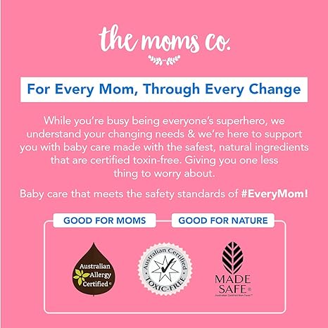 The Moms Co. Talc-Free Natural Baby Powder with Corn Starch | 100% Natural | Australia-Certified Toxin-Free | with Chamomile Oil, Calendula Oil and Organic Jojoba Oil - Pack of 100g