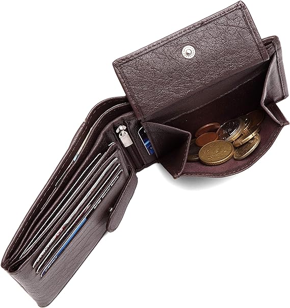 WildHorn India Brown Leather Men's Wallet