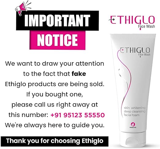 Ethiglo Skin Whitening Face Wash 200 ml