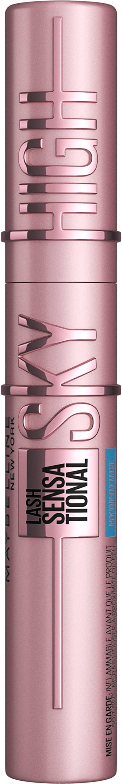 Maybelline New York Sky High Waterproof Mascara Makeup, Volumizing, Lengthening, Defining, Curling, Multiplying, Buildable Formula, Very Black, 1 Count