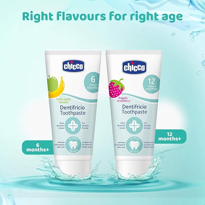 Chicco Apple-Banana Toothpaste With Fluoride 50ml 6-24M