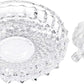 SAUDEEP INDIA Vastu Feng Shui Crystal Turtle Tortoise With Plate For Good Luck Showpiece, Small, White