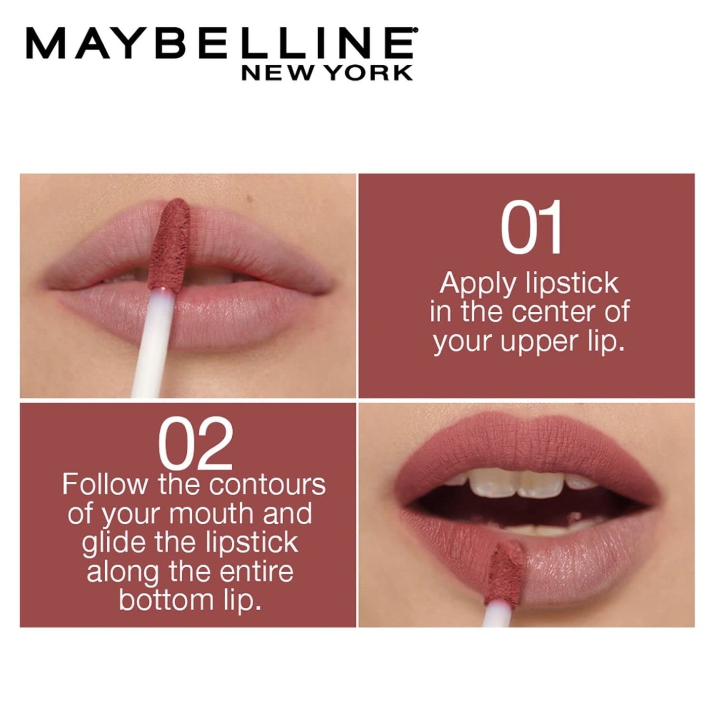 Maybelline New York Lipstick, Matte Finish, Non-Sticky and Non-Drying, Sensational Liquid Matte, 7ml